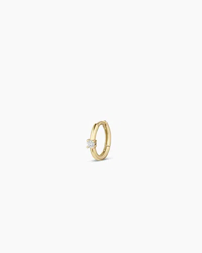 Gorjana 14k Diamond Solitaire Single Huggie
