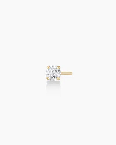 Gorjana 14k Diamond Solitaire Single Stud In 14k Solid Gold