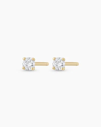 Gorjana 14k Diamond Solitaire Studs