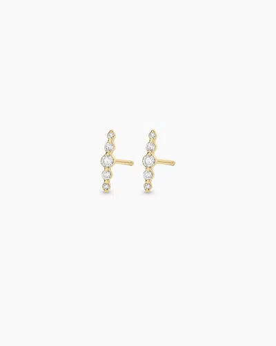 Gorjana 14k Elle Diamond Row Studs