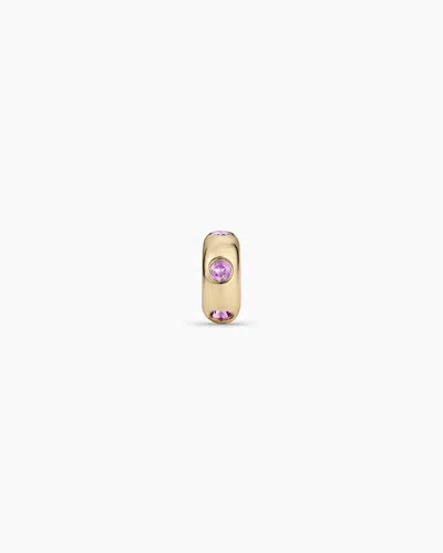 Gorjana 14k Gold Birthstone Halo Charm In February