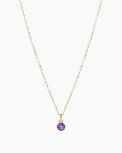 Gorjana 14k Gold Birthstone Necklace