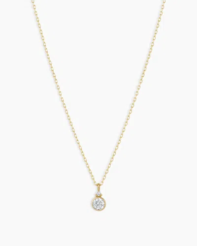 Gorjana 14k Gold Birthstone Necklace In April