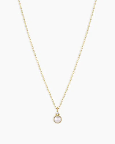 Gorjana 14k Gold Birthstone Necklace In June