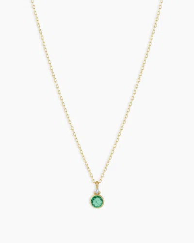 Gorjana 14k Gold Birthstone Necklace In May