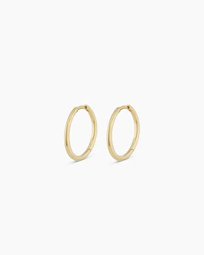 Gorjana 14k Gold Classic Huggies In 14k Solid Gold
