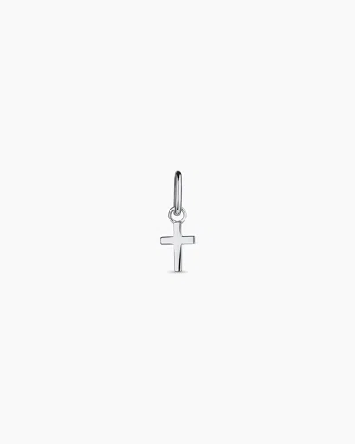 Gorjana 14k Gold Cross Charm In 14k Solid White Gold