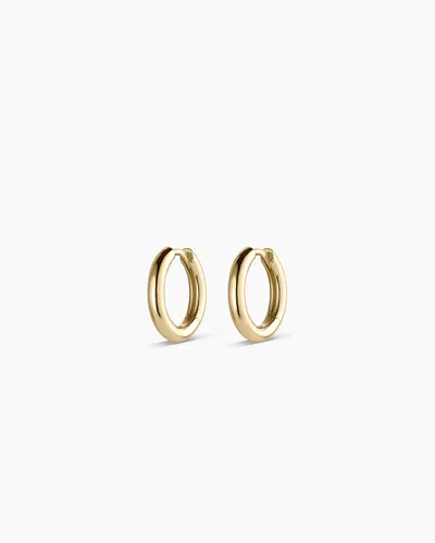 Gorjana 14k Gold Everyday Huggies In 14k Solid Gold