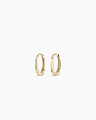 Gorjana 14k Gold Everyday Oval Huggies In 14k Solid Gold