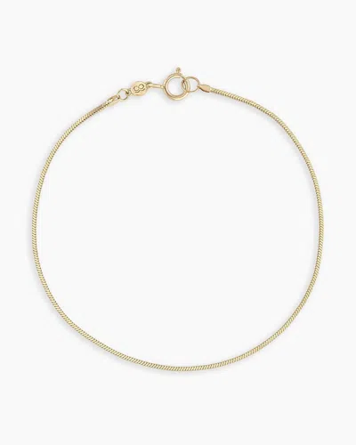 Gorjana 14k Gold Micro Mini Venice Bracelet In 14k Solid Gold