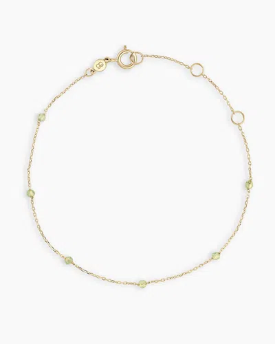 Gorjana 14k Gold Newport Birthstone Bracelet In August