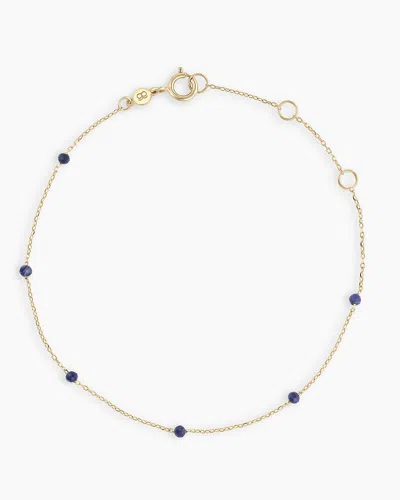 Gorjana 14k Gold Newport Birthstone Bracelet In September
