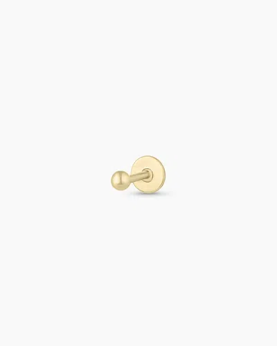 Gorjana 14k Gold Newport Flat Back Single Stud