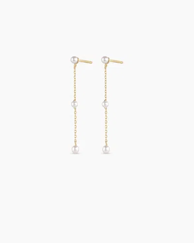 Gorjana 14k Gold Newport Pearl Earrings