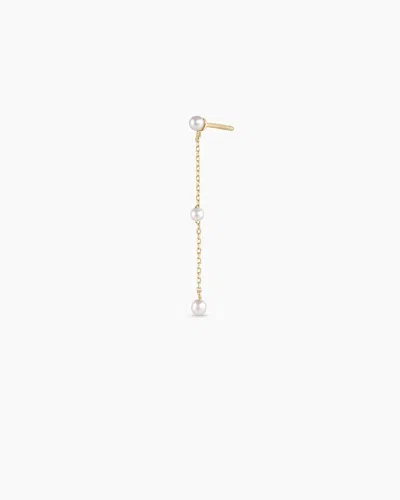 Gorjana 14k Gold Newport Pearl Single Earring