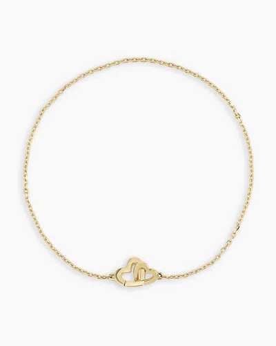 Gorjana 14k Gold Parker Heart Bracelet