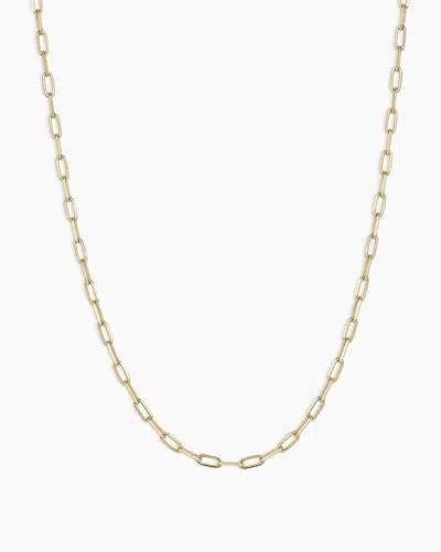 Gorjana 14k Gold Parker Micro Mini Necklace In 14k Solid Gold
