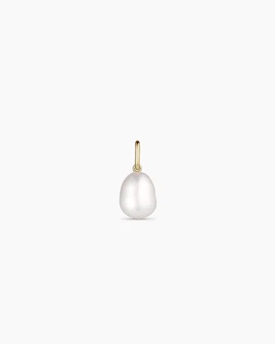 Gorjana 14k Gold Pearl Charm