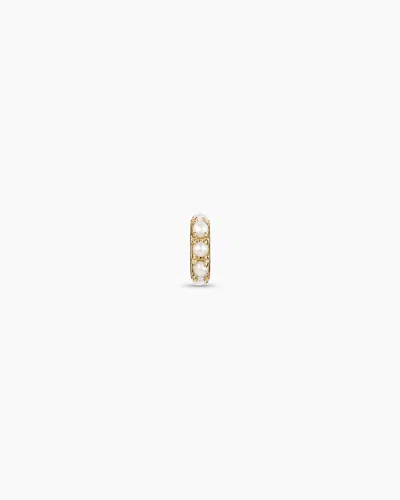 Gorjana 14k Gold Pearl Halo Charm
