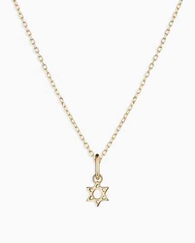 Gorjana 14k Gold Star Of David Charm Necklace