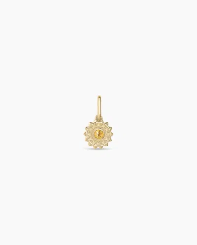 Gorjana 14k Gold Sun Birthstone Charm In November