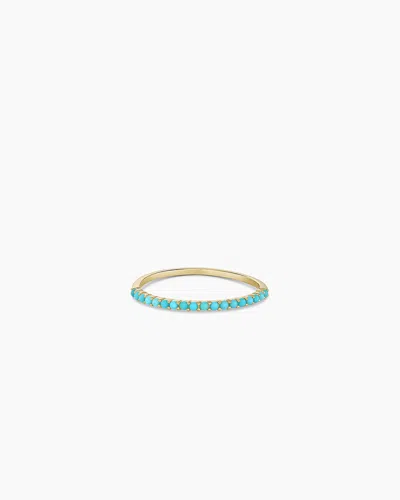Gorjana 14k Gold Turquoise Row Ring