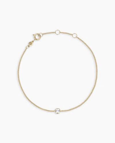 Gorjana 14k Gold Wilder Birthstone Bracelet In April