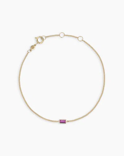 Gorjana 14k Gold Wilder Birthstone Bracelet In July