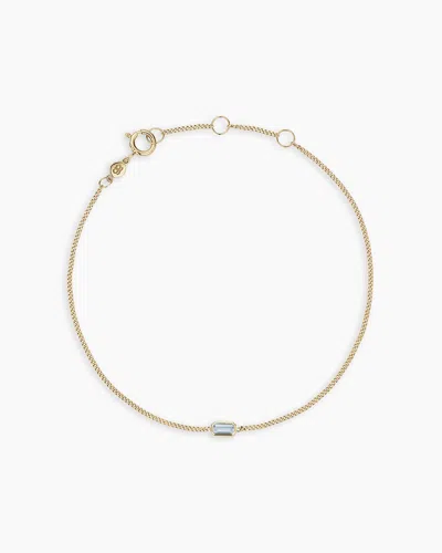 Gorjana 14k Gold Wilder Birthstone Bracelet In March