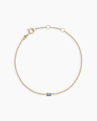 Gorjana 14k Gold Wilder Birthstone Bracelet In September