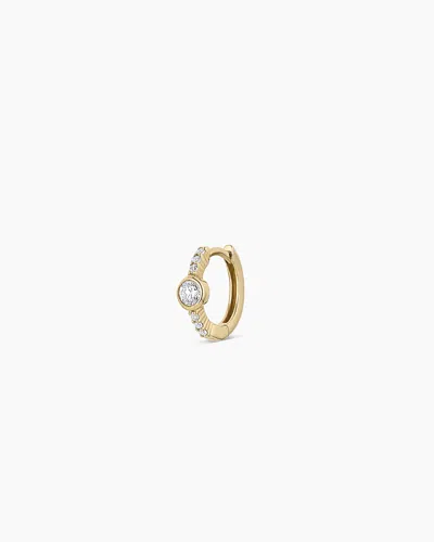 Gorjana 14k Lab Grown Diamond Circle Single Huggie