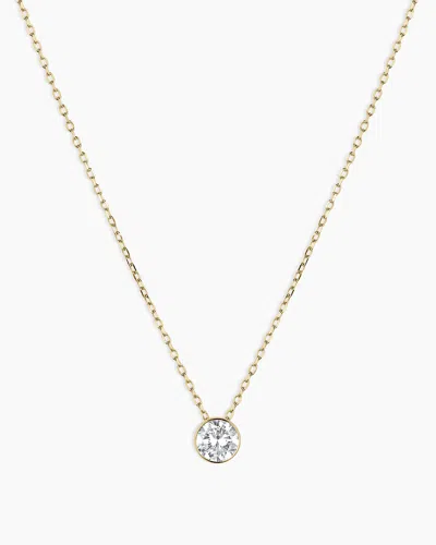 Gorjana 14k Lab Grown Diamond Halo Necklace