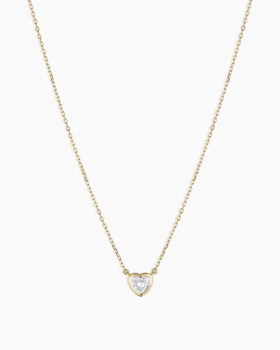 Gorjana 14k Lab Grown Diamond Heart Necklace