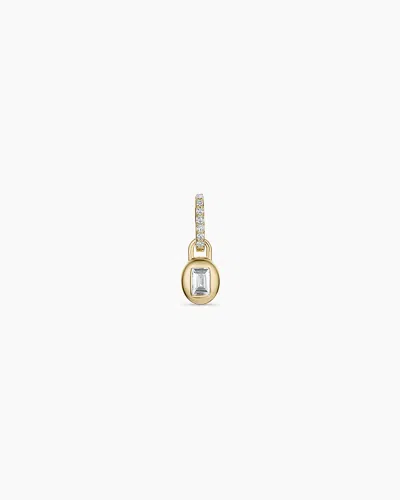 Gorjana 14k Lab Grown Diamond Petite Oval Charm