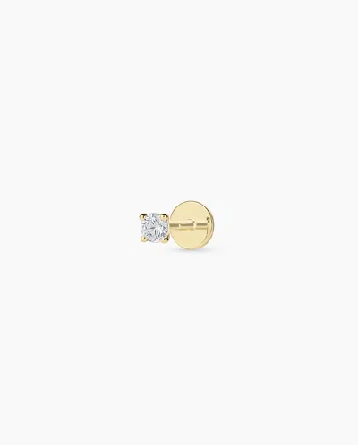 Gorjana 14k Lab Grown Diamond Solitaire Flat Back Single Stud