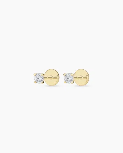 Gorjana 14k Lab Grown Diamond Solitaire Flat Back Studs