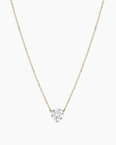 Gorjana 14k Lab Grown Diamond Solitaire Necklace