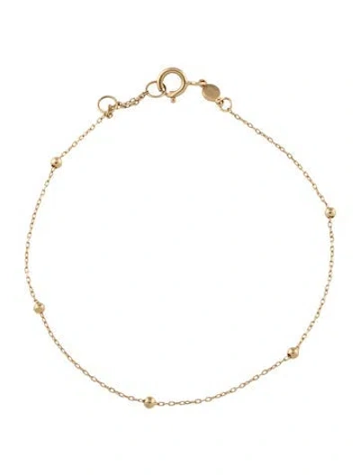 Pre-owned Gorjana 14k Newport Bracelet, 6.75" In Multi
