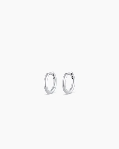 Gorjana 14k White Gold Classic Huggies