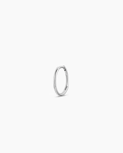 Gorjana 14k White Gold Classic Single Huggie In 14k Solid White Gold