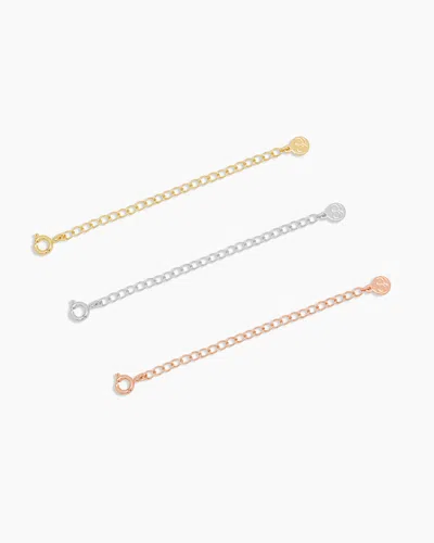Gorjana 3 In. Necklace Extender Set Of 3 In Mixed Metals