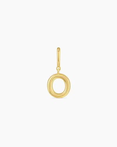 Gorjana Alphabet Helium Parker Charm In 18k Gold Plated