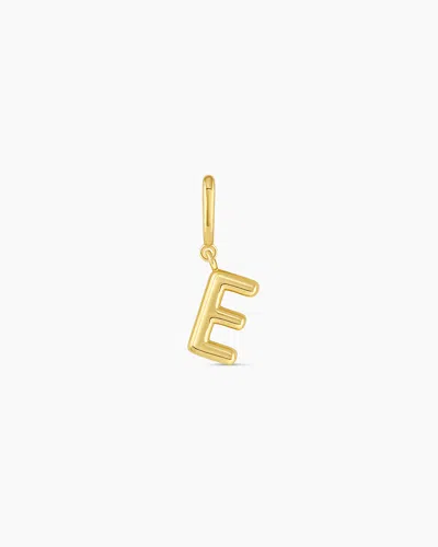 Gorjana Alphabet Helium Parker Charm In 18k Gold Plated