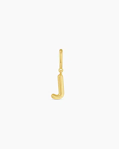Gorjana Alphabet Helium Parker Charm In 18k Gold Plated