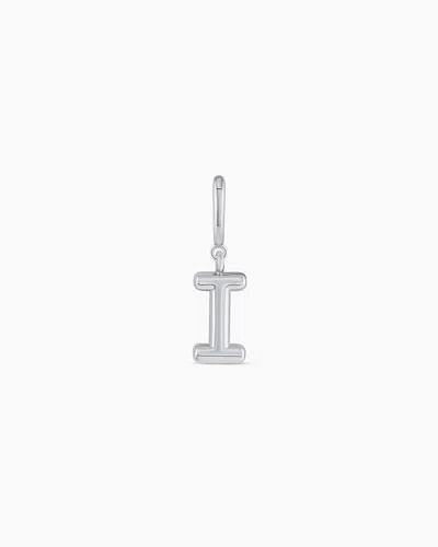 Gorjana Alphabet Helium Parker Charm In Silver Plated