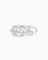 Gorjana Amara Ring Set In Silver Plated