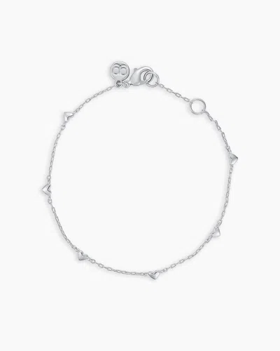 Gorjana Amour Bracelet In Silver Plated