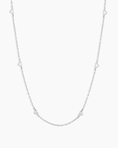 Gorjana Amour Necklace In Silver Plated