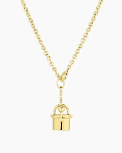 Gorjana Avery Love Lock Necklace
