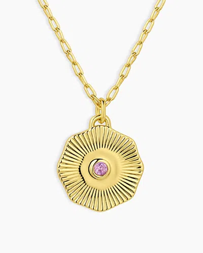 Gorjana Birthstone Coin Necklace In February